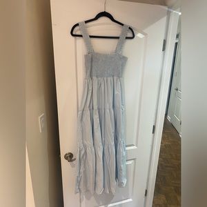 ZARA Light Blue Nap Dress - Size L